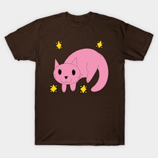 floppy cat pink T-Shirt